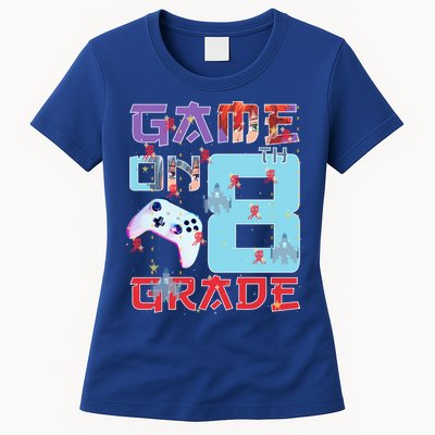 Game On 8Th Eight Grade 8Th Grade First Day Of School Meaningful Gift Womens T-Shirt