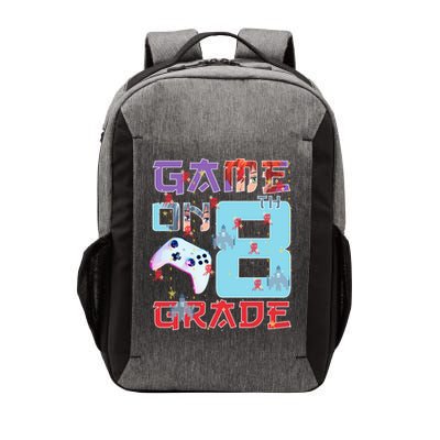 Game On 8Th Eight Grade 8Th Grade First Day Of School Meaningful Gift Vector Backpack