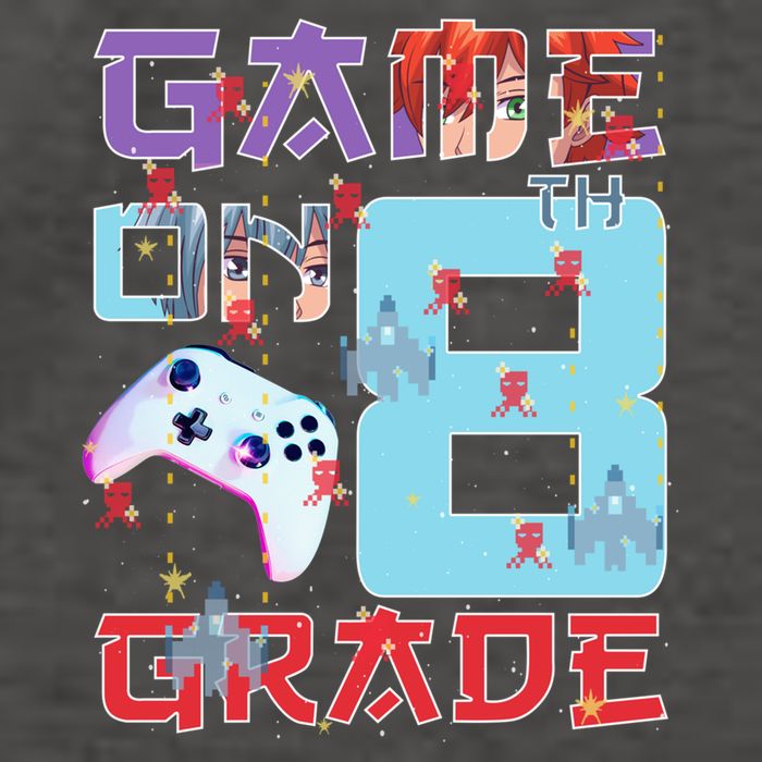 Game On 8Th Eight Grade 8Th Grade First Day Of School Meaningful Gift Vector Backpack