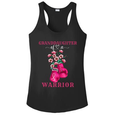 Granddaughter Of A Warrior Breast Cancer Awareness Support Ladies PosiCharge Competitor Racerback Tank