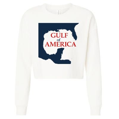 Gulf Of America Cropped Pullover Crew