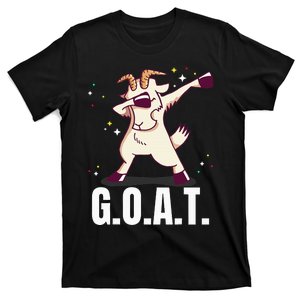 Greatest Of All Time G.O.A.T. Funny Goat Dab Dancing Design T-Shirt