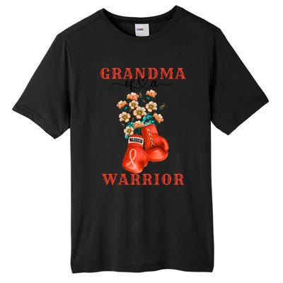 Grandma Of A Warrior Ney Cancer Awareness Support Squad Gift Tall Fusion ChromaSoft Performance T-Shirt