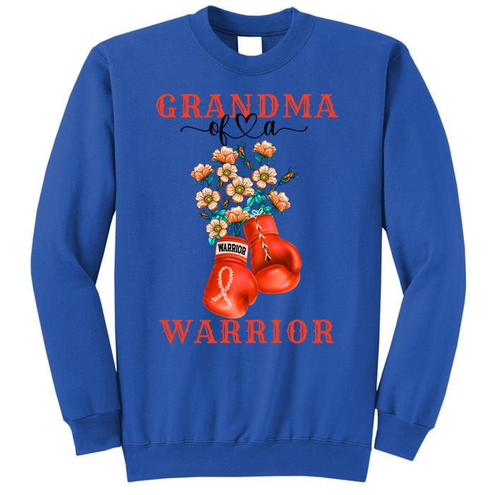 Grandma Of A Warrior Ney Cancer Awareness Support Squad Gift Sweatshirt