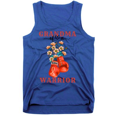 Grandma Of A Warrior Ney Cancer Awareness Support Squad Gift Tank Top