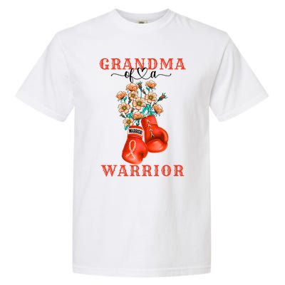 Grandma Of A Warrior Ney Cancer Awareness Support Squad Gift Garment-Dyed Heavyweight T-Shirt