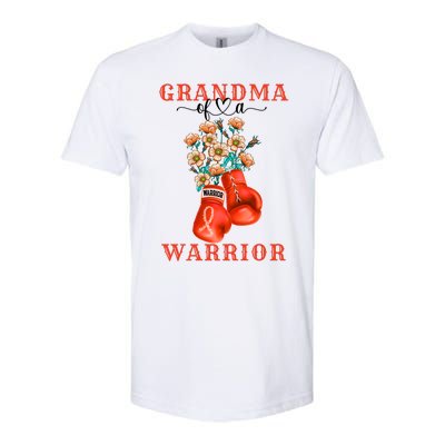 Grandma Of A Warrior Ney Cancer Awareness Support Squad Gift Softstyle CVC T-Shirt