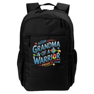 Grandma Of A Warrior World Autism Awareness Day 2025 Daily Commute Backpack