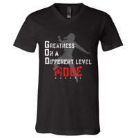 Greatness On A Different Level Mode V-Neck T-Shirt