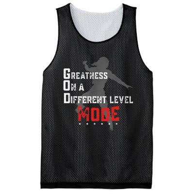 Greatness On A Different Level Mode Mesh Reversible Basketball Jersey Tank