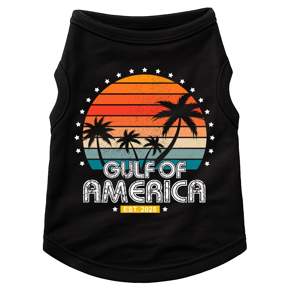 Gulf Of America President Trump Est 2025 Doggie Tank