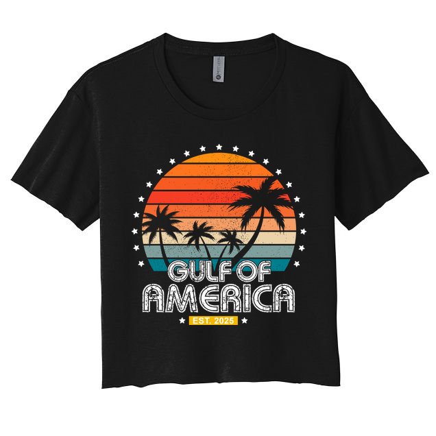 Gulf Of America President Trump Est 2025 Crop Top