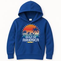 Gulf Of America President Trump Est 2025 Kids Hoodie