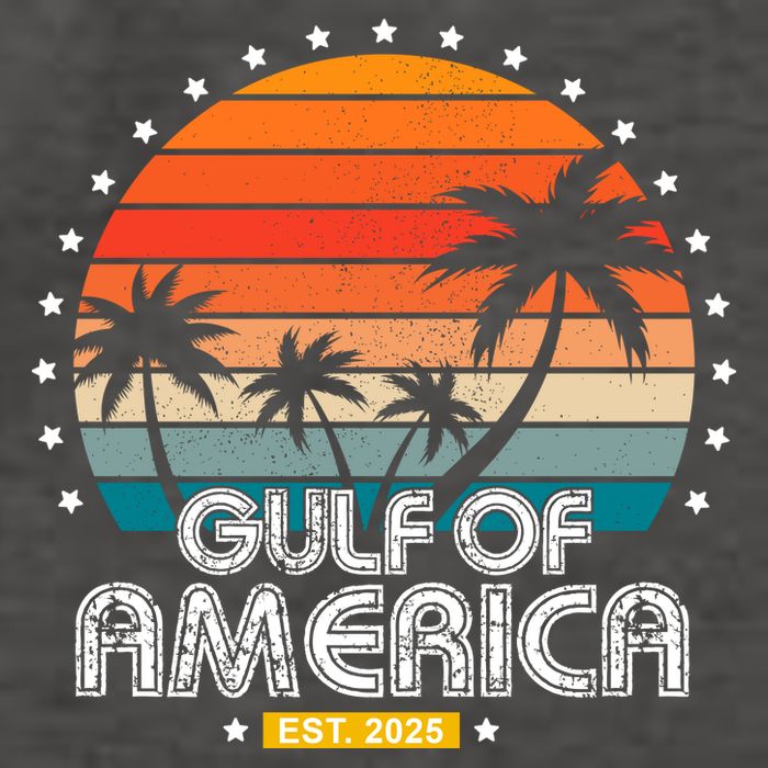 Gulf Of America President Trump Est 2025 Vector Backpack