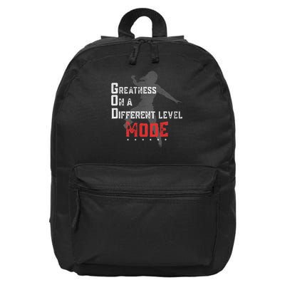 Greatness On A Different Level Mode 16 in Basic Backpack