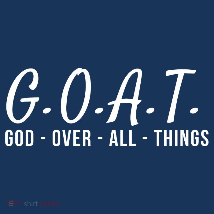 God Over All Things Christian Values G.O.A.T. Jesus Is Our Savior Holy Spirit Pom Pom 12in Knit Beanie