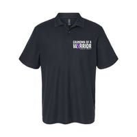 Grandma of a Warrior NICU Prematurity Awareness Softstyle Adult Sport Polo