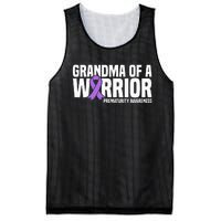 Grandma of a Warrior NICU Prematurity Awareness Mesh Reversible Basketball Jersey Tank