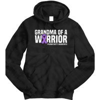 Grandma of a Warrior NICU Prematurity Awareness Tie Dye Hoodie