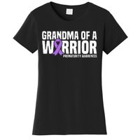 Grandma of a Warrior NICU Prematurity Awareness Women's T-Shirt