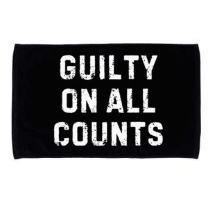 Guilty On All Counts Microfiber Hand Towel