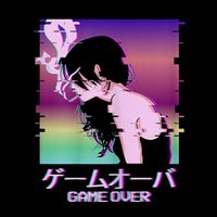Game Over Anime Drawstring Bag