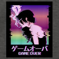Game Over Anime Vector Backpack