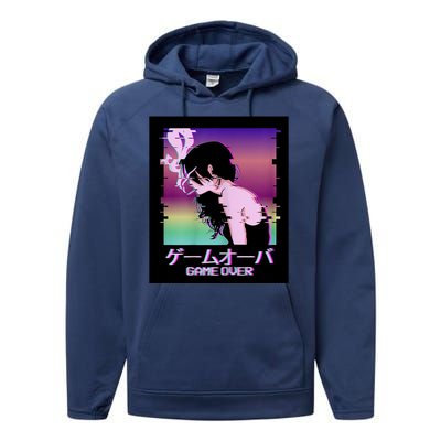 Game Over Anime Performance Fleece Hoodie