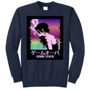 Game Over Anime Tall Sweatshirt