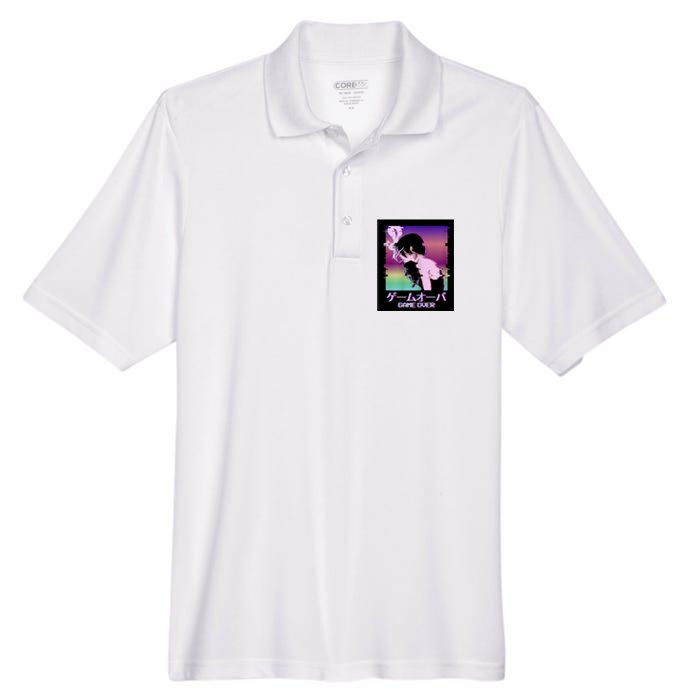 Game Over Anime Men's Origin Performance Pique Polo