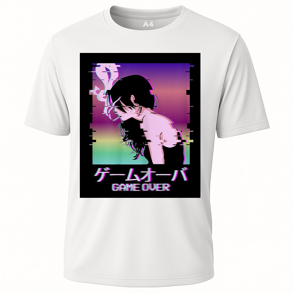 Game Over Anime Cooling Performance Crew T-Shirt