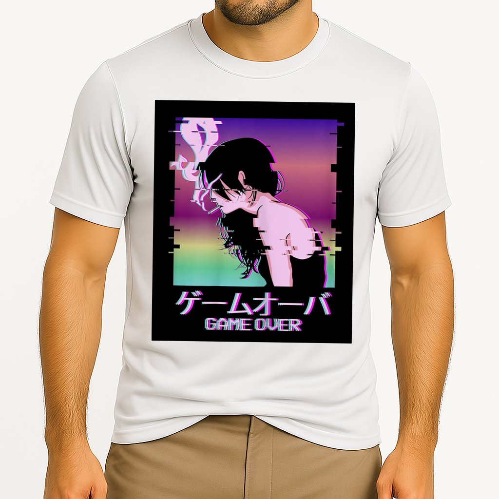 Game Over Anime Cooling Performance Crew T-Shirt