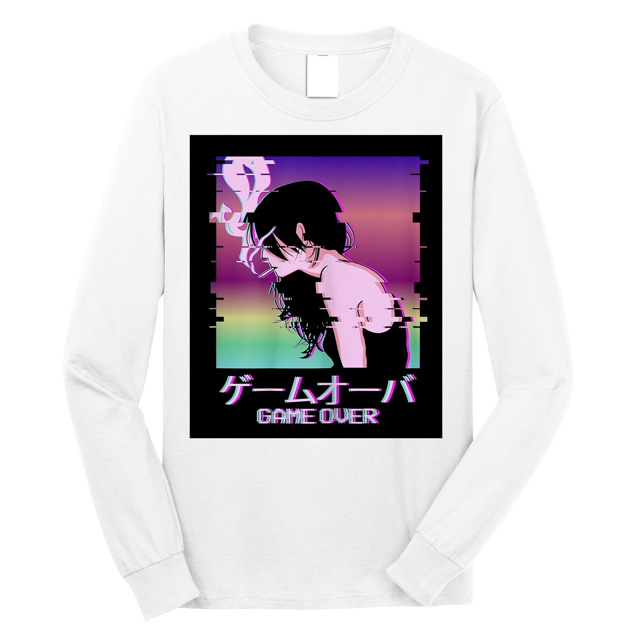 Game Over Anime Long Sleeve Shirt