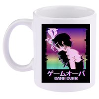 Game Over Anime 11oz C Handle Ceramic Mug
