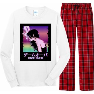 Game Over Anime Long Sleeve Pajama Set