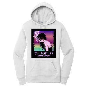 Game Over Anime Women's Pullover Hoodie