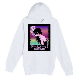 Game Over Anime Premium Pullover Hoodie