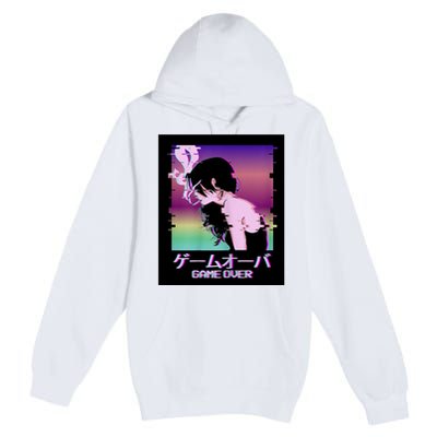 Game Over Anime Premium Pullover Hoodie