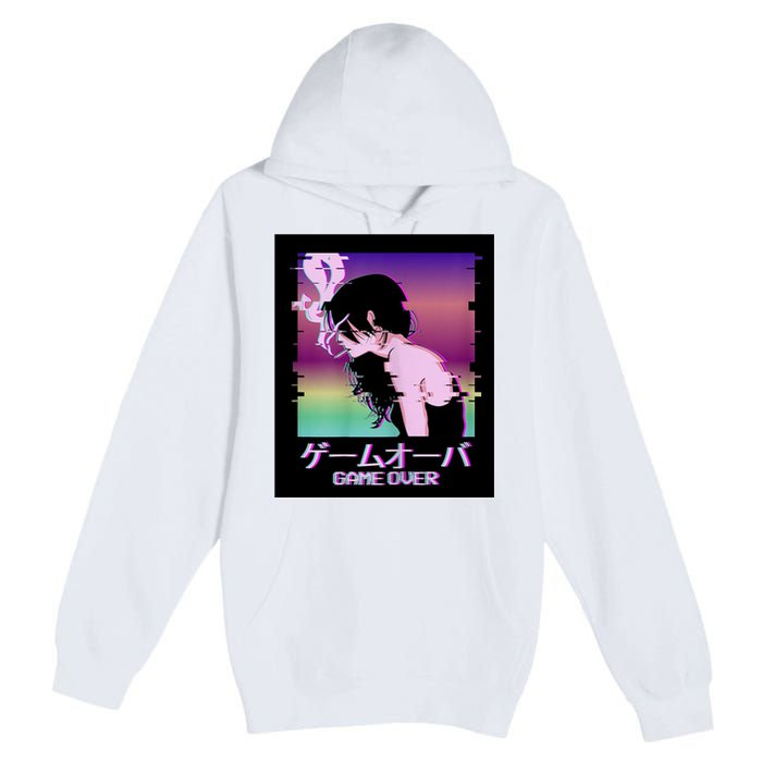 Game Over Anime Premium Pullover Hoodie