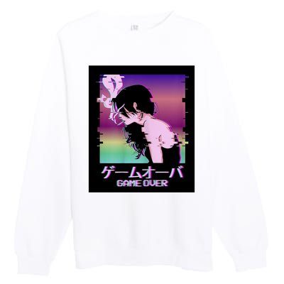 Game Over Anime Premium Crewneck Sweatshirt