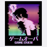 Game Over Anime Trucker Hat