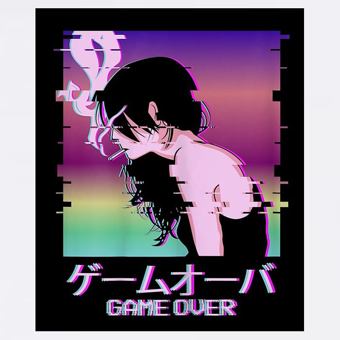 Game Over Anime Trucker Hat