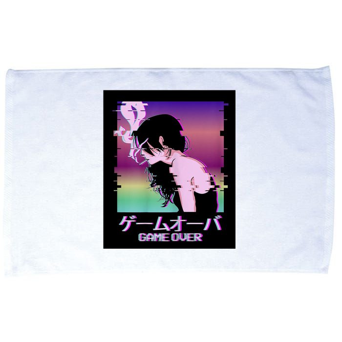 Game Over Anime Microfiber Hand Towel