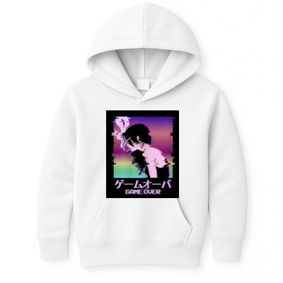 Game Over Anime Kids Hoodie