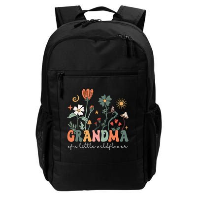 Grandma Of A Little Wildflower Family Matching Backpack