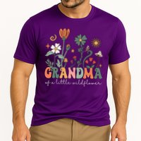Grandma Of A Little Wildflower Family Matching Cooling Performance Crew T-Shirt