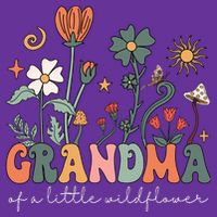 Grandma Of A Little Wildflower Family Matching Cooling Performance Crew T-Shirt