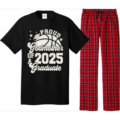 Godmother Of A 2025 Graduate Senior Graduation Basketball Pajama Set