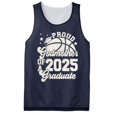 Godmother Of A 2025 Graduate Senior Graduation Basketball Mesh Reversible Basketball Jersey Tank