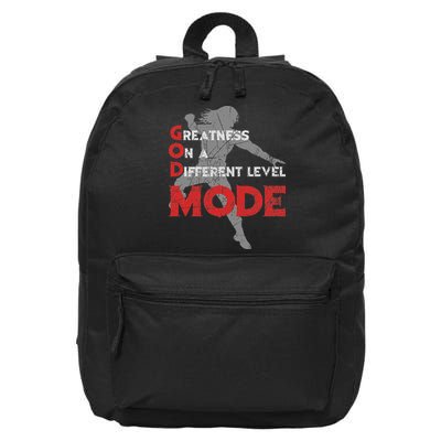 Greatness On A Different Level Mode 16 in Basic Backpack